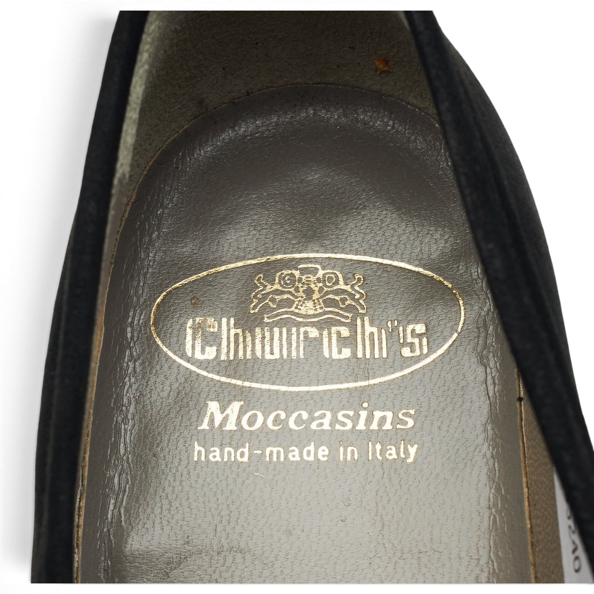 'Caserta' Black Suede Buckle Loafers UK 8 F