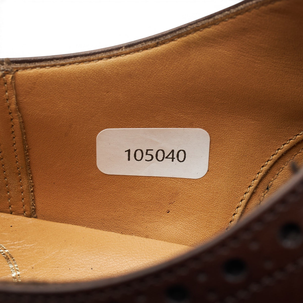 'Diplomat' Dark Brown Leather Oxford Brogues UK 8.5 F