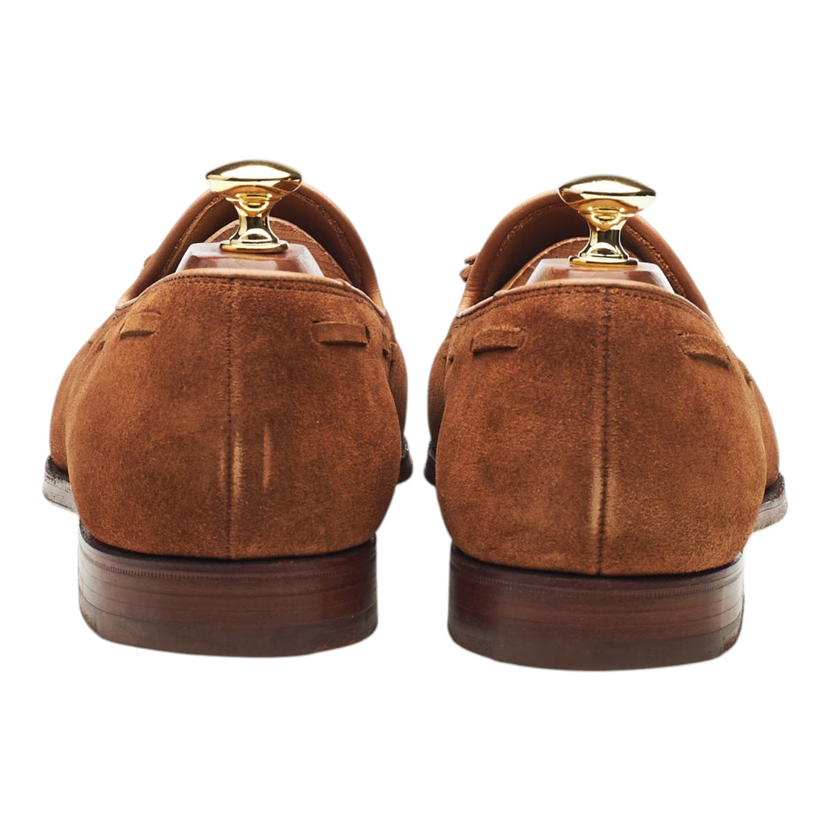 'Cavendish 2' Snuff Brown Suede Tassel Loafers UK 9 E