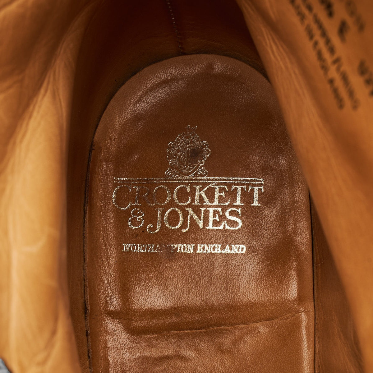 'Coniston' Tan Brown Grain Leather Boots UK 8.5 E