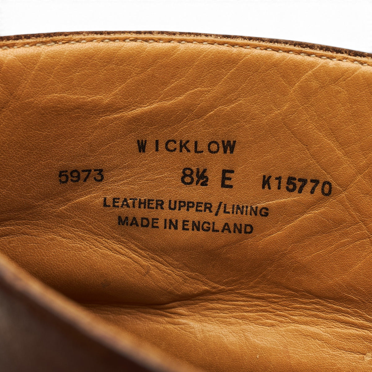 'Wicklow' Brown Leather Split Toe Boots UK 8.5 E