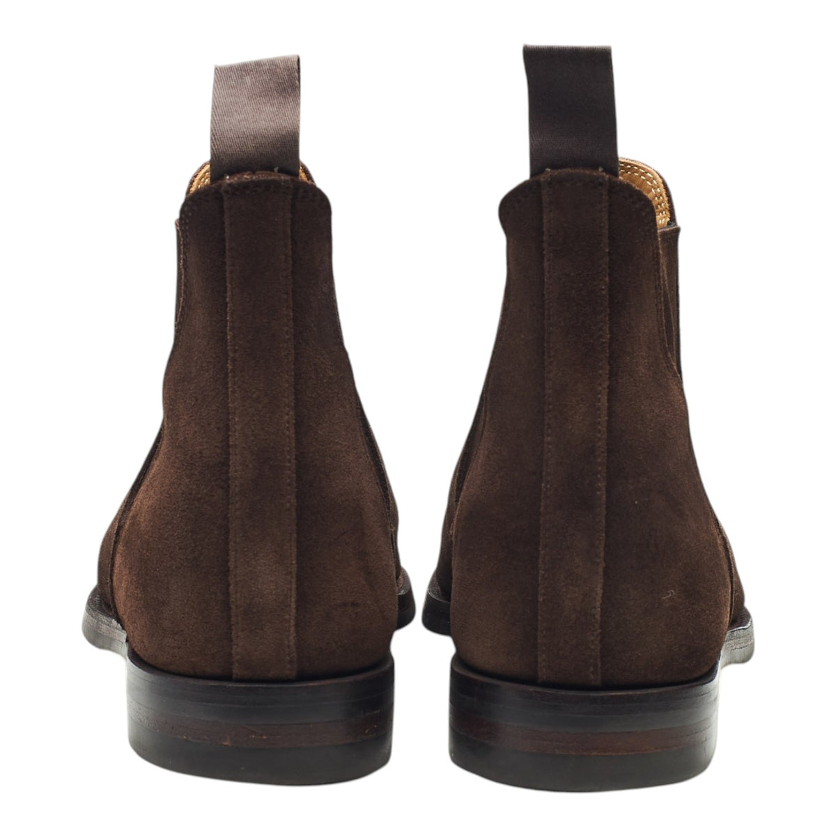 'Chelsea 8' Dark Brown Suede Chelsea Boots UK 8.5 E