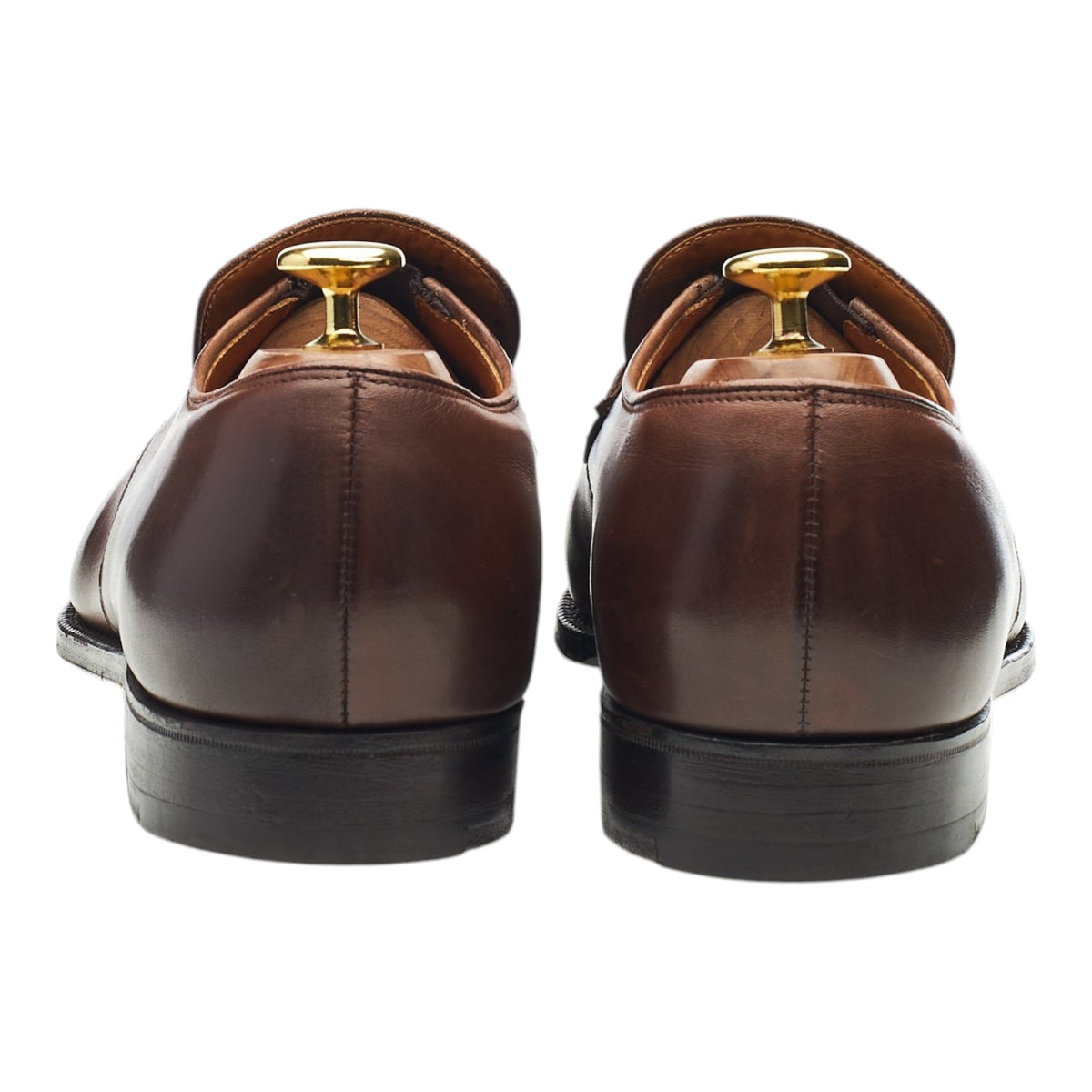 Dark Brown Leather Loafer UK 8.5 E