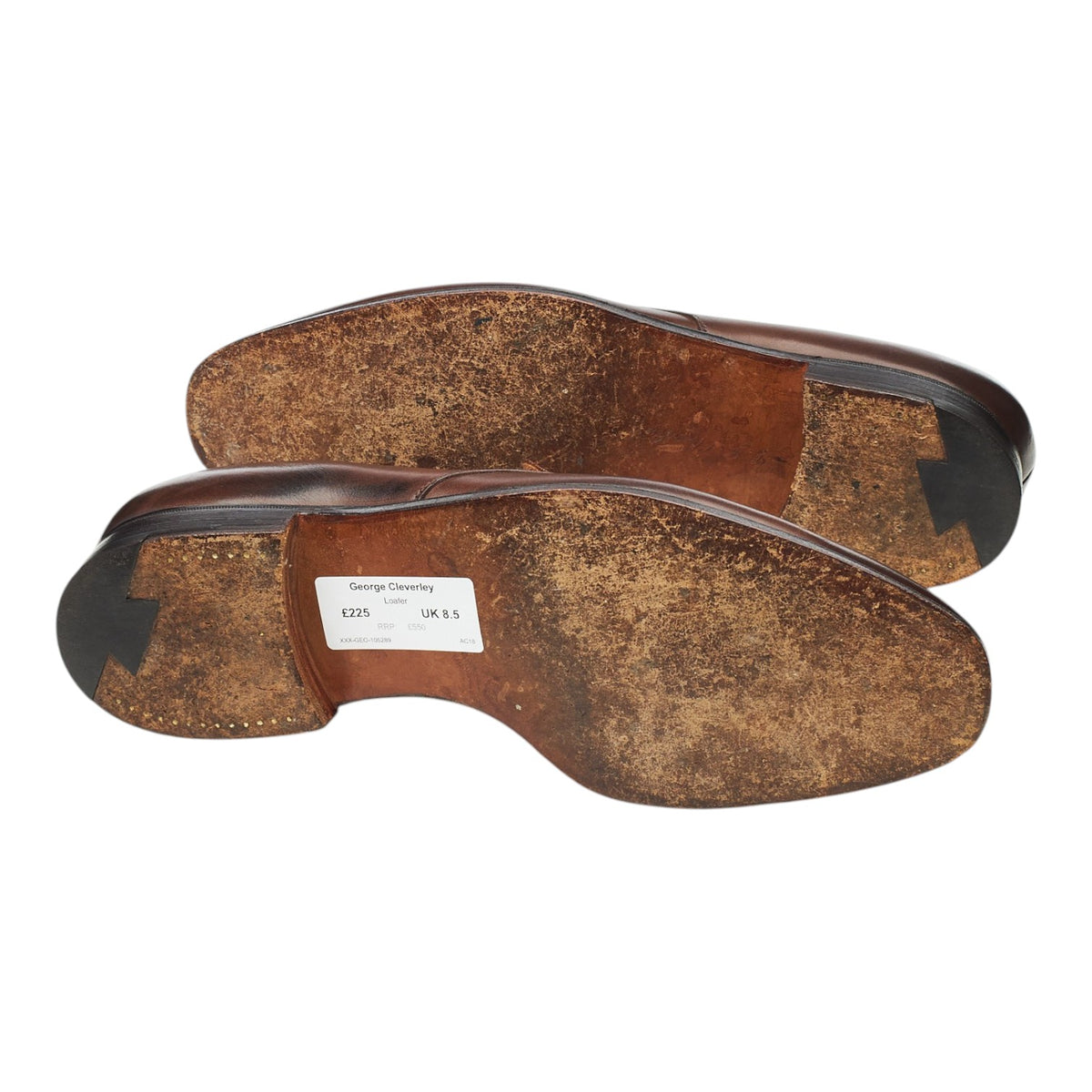 Dark Brown Leather Loafer UK 8.5 E