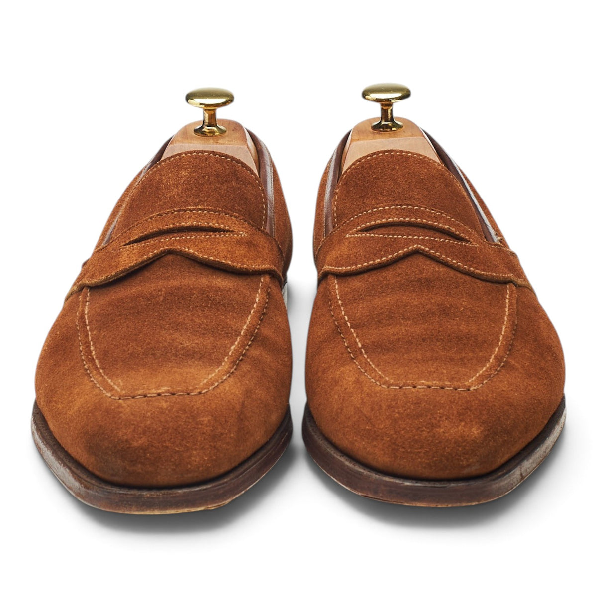 'Aston' Snuff Brown Suede Loafer UK 8.5 E