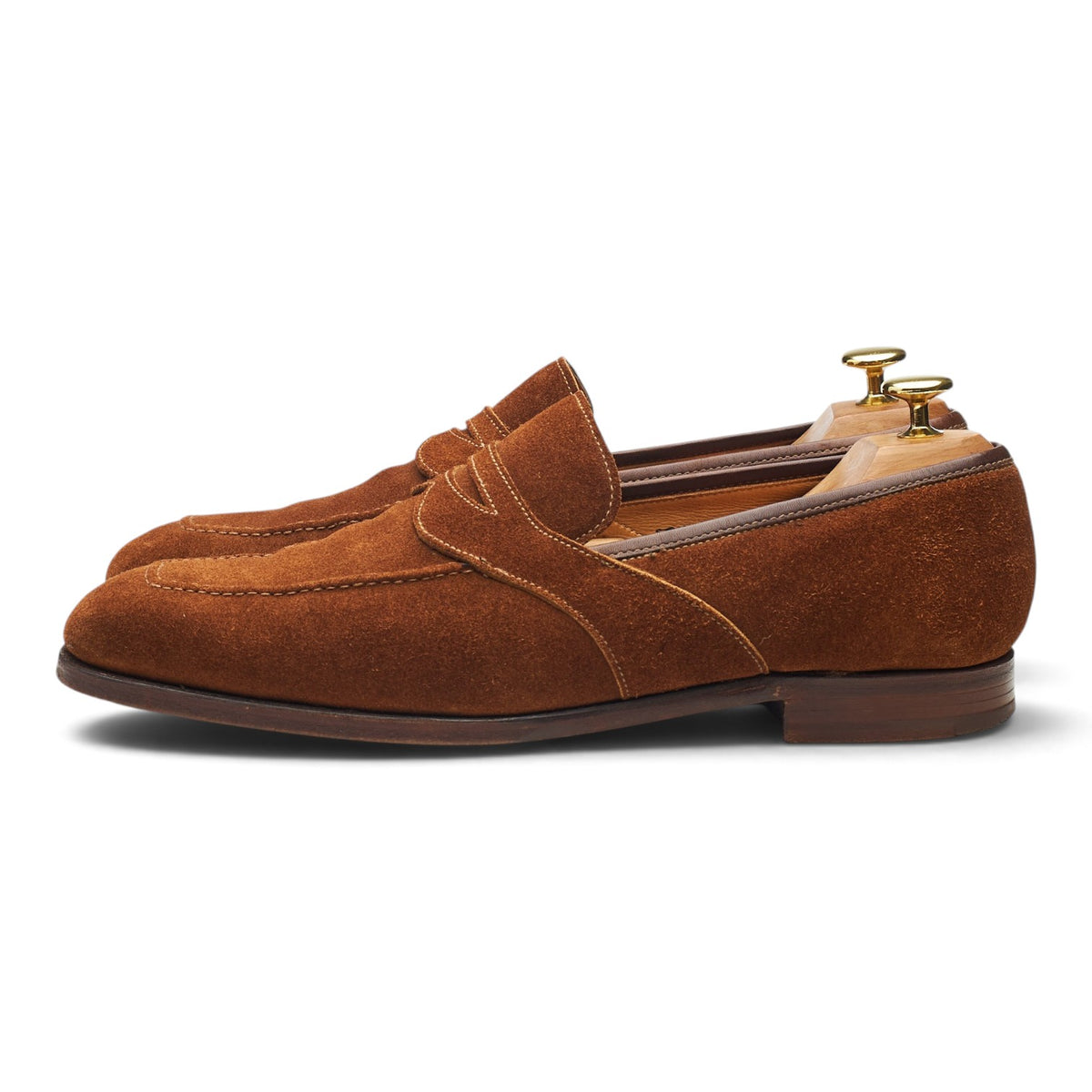 'Aston' Snuff Brown Suede Loafer UK 8.5 E