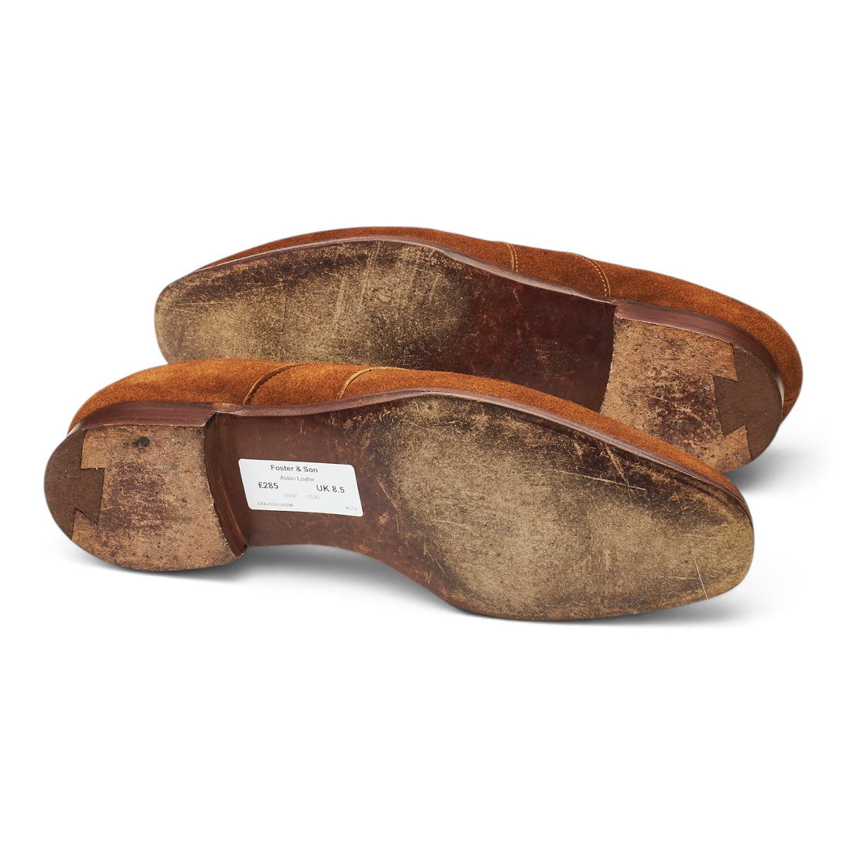 'Aston' Snuff Brown Suede Loafer UK 8.5 E