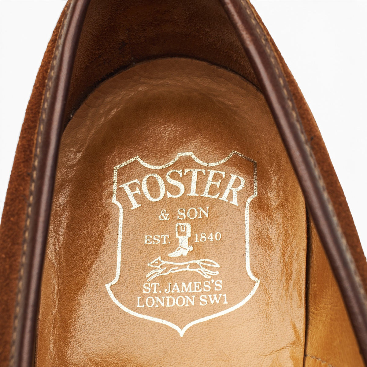'Aston' Snuff Brown Suede Loafer UK 8.5 E