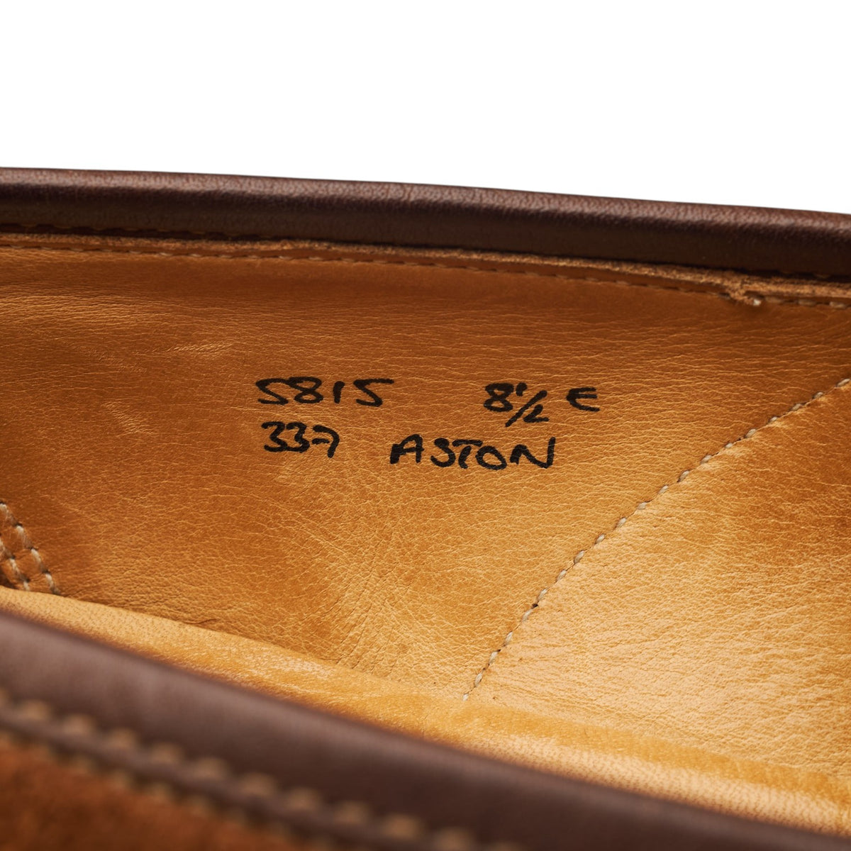 'Aston' Snuff Brown Suede Loafer UK 8.5 E