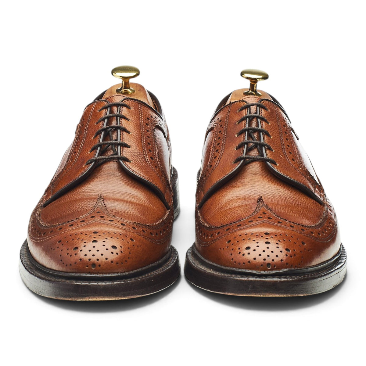 'MacNeil' Brown Leather Derby Brogues UK 8 US 9 D