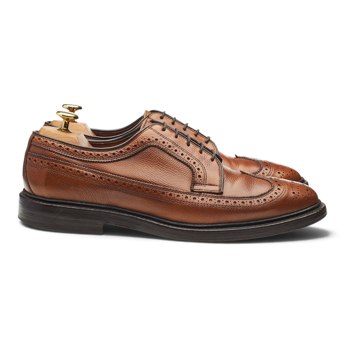 'MacNeil' Brown Leather Derby Brogues UK 8 US 9 D