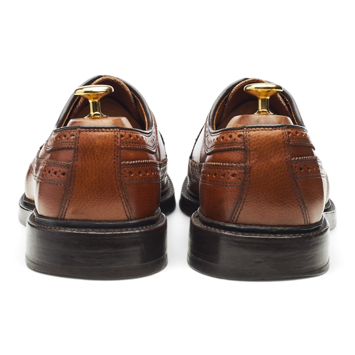 'MacNeil' Brown Leather Derby Brogues UK 8 US 9 D