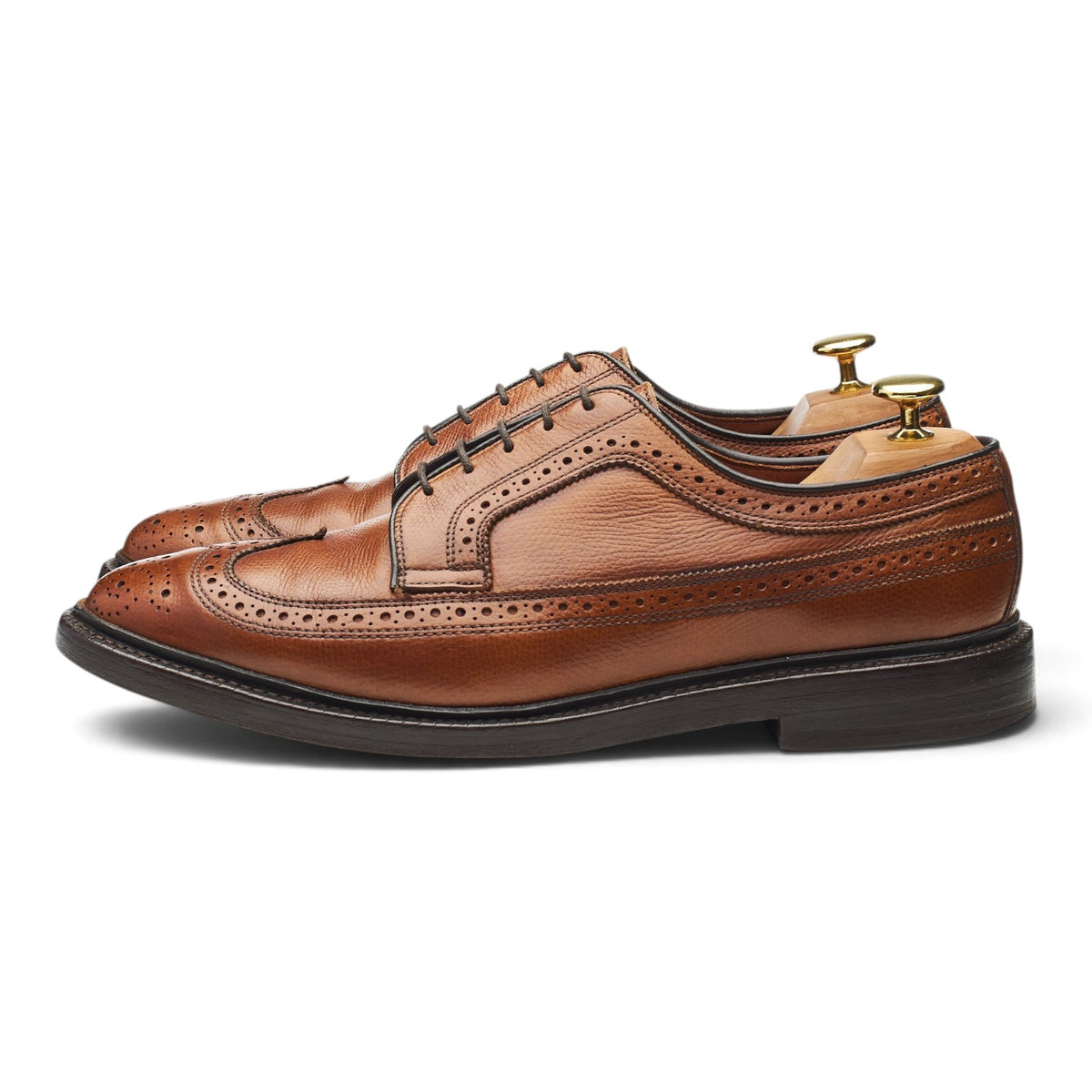 'MacNeil' Brown Leather Derby Brogues UK 8 US 9 D