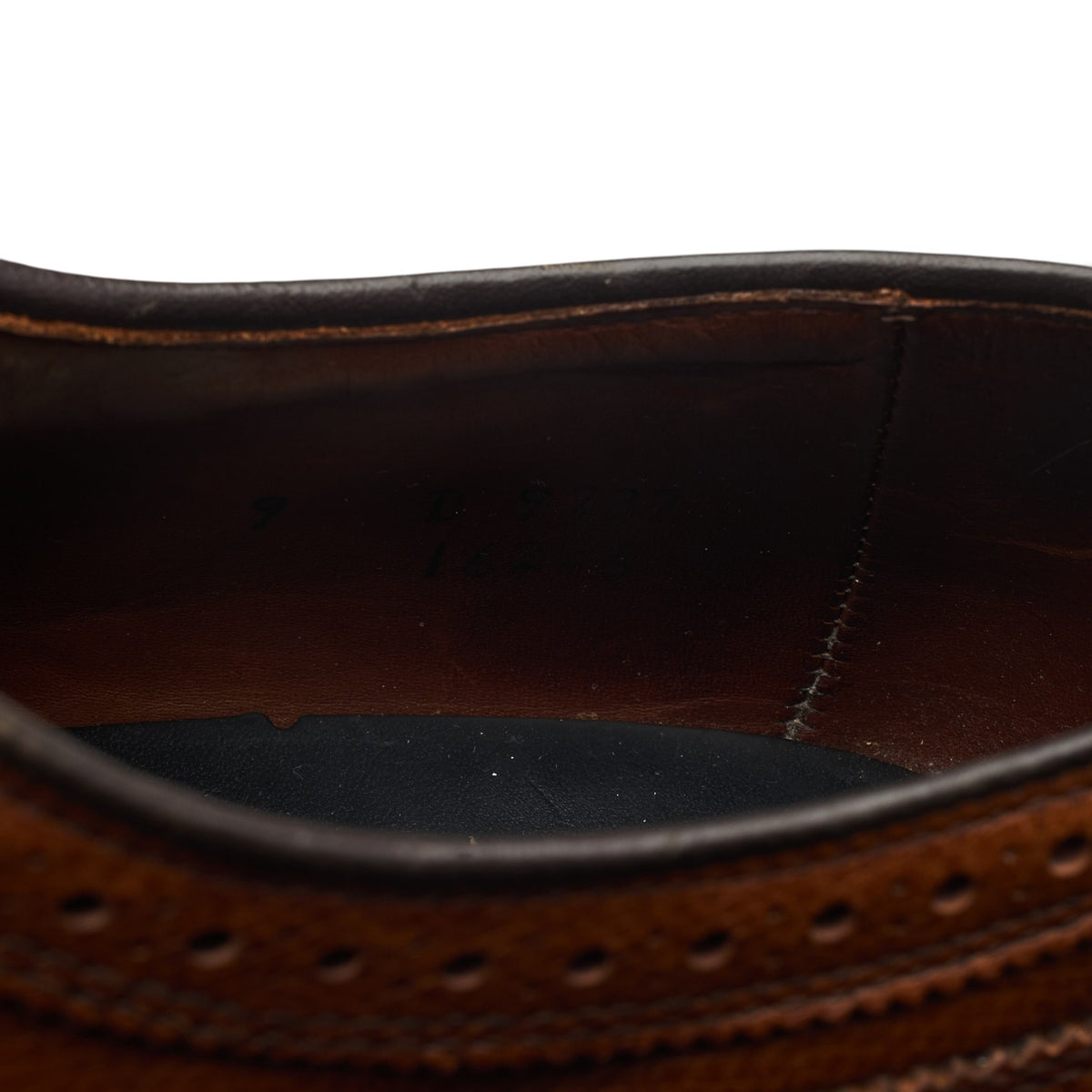 'MacNeil' Brown Leather Derby Brogues UK 8 US 9 D