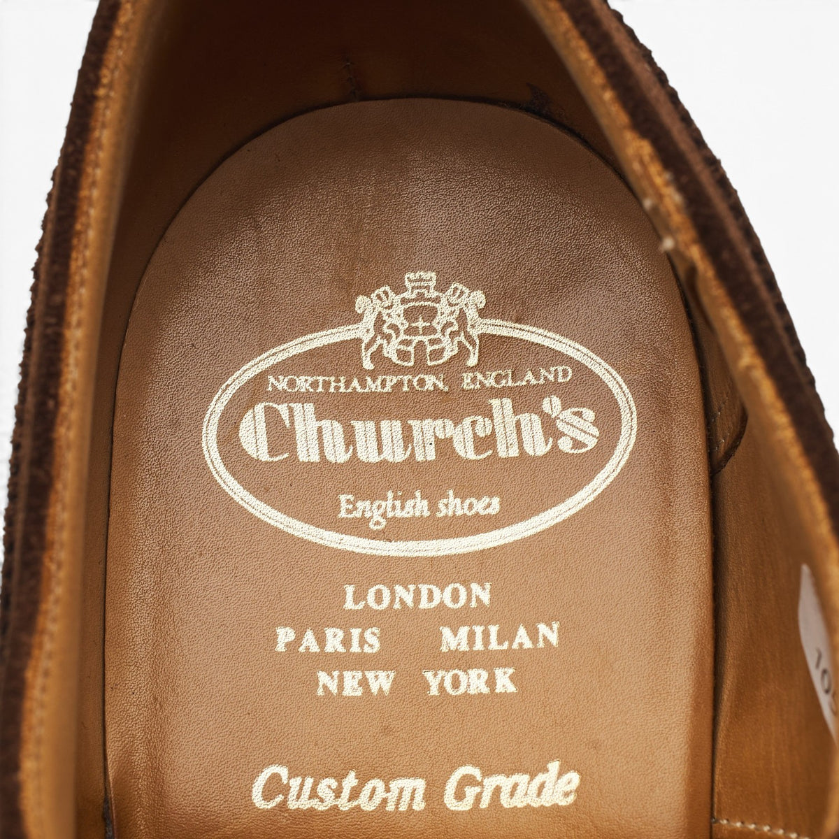'Diplomat' Dark Brown Suede Oxford Brogues UK 8 G