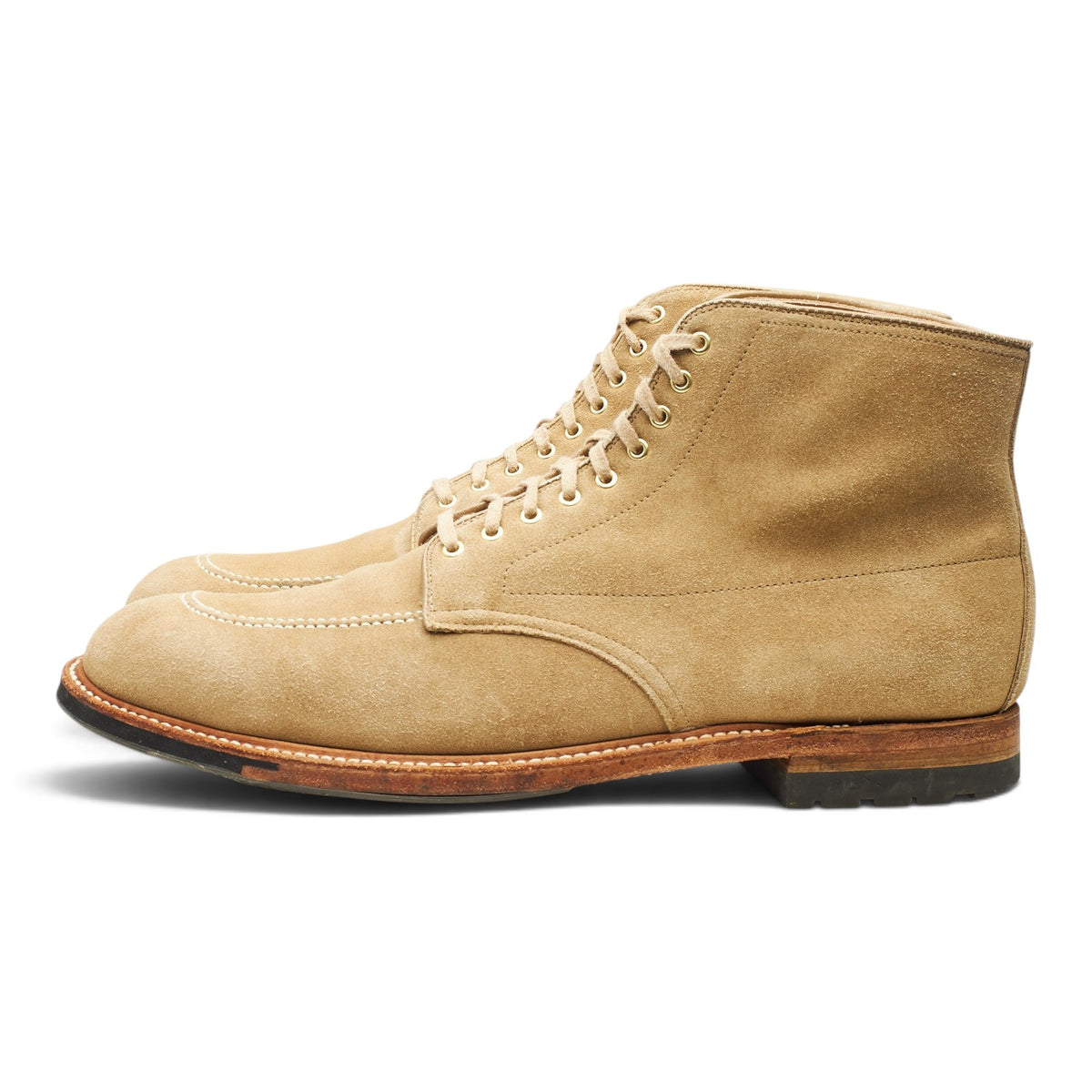 '40575C' Milkshake Beige Suede Indy Boots UK 11.5 US 12