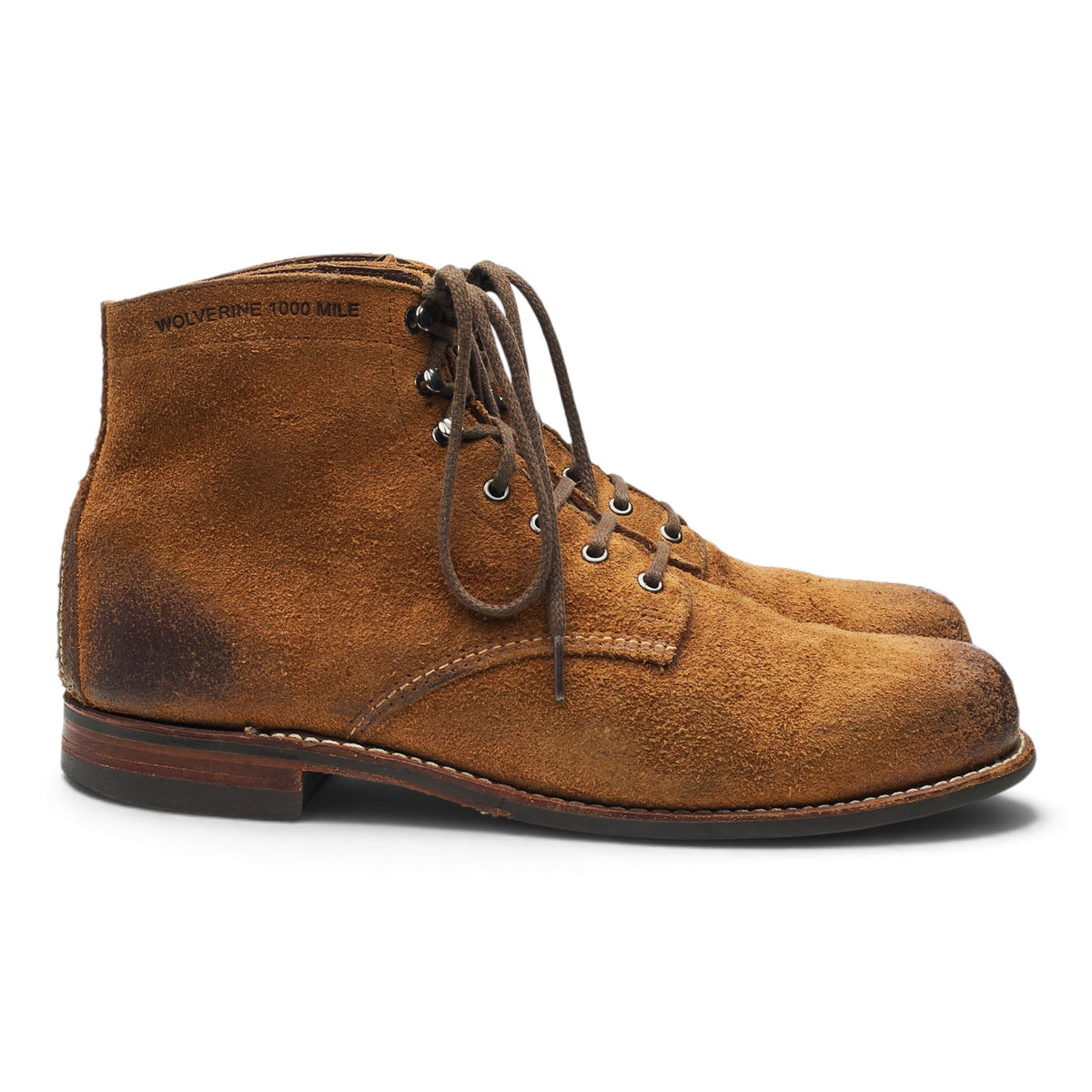 1000 Mile Brown Rough Out Suede Leather Boots UK 10 US 11 D