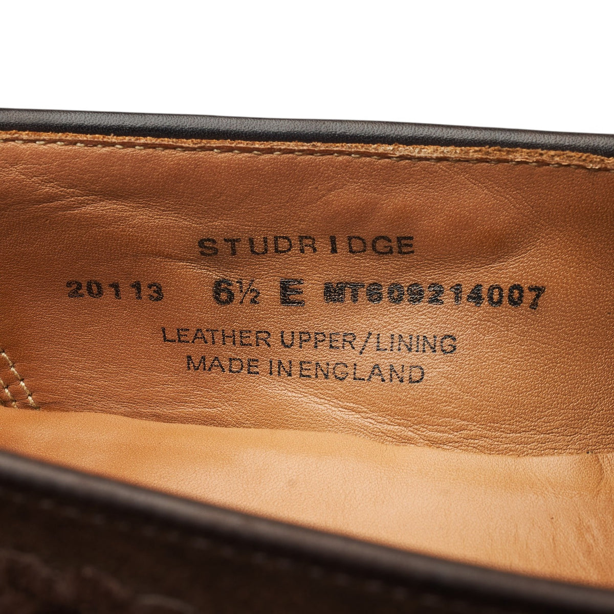 Anglo Italian 'Studridge' Dark Brown Suede Tassel Loafers UK 6.5 E