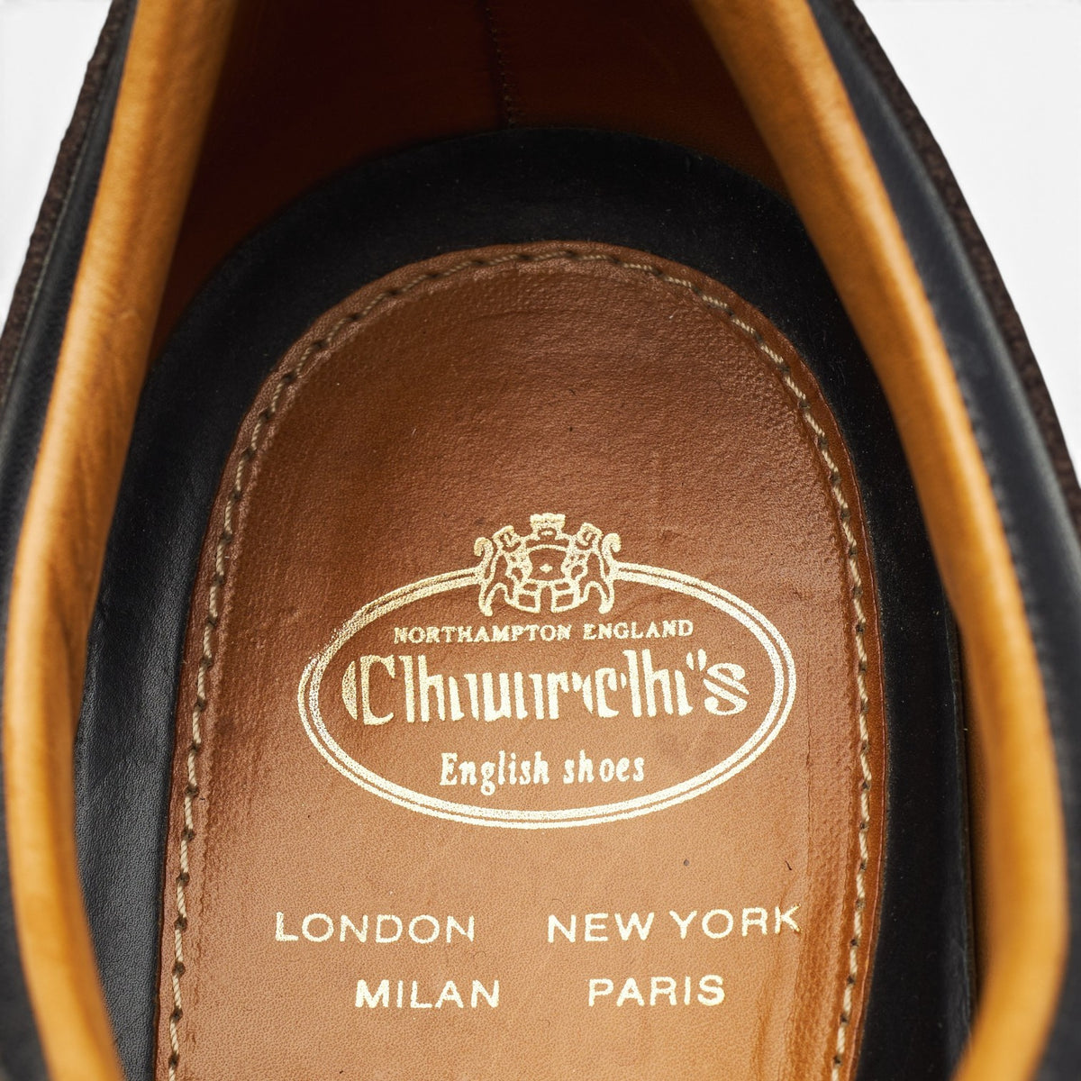 'Watson' Dark Brown Suede Sneakers UK 7