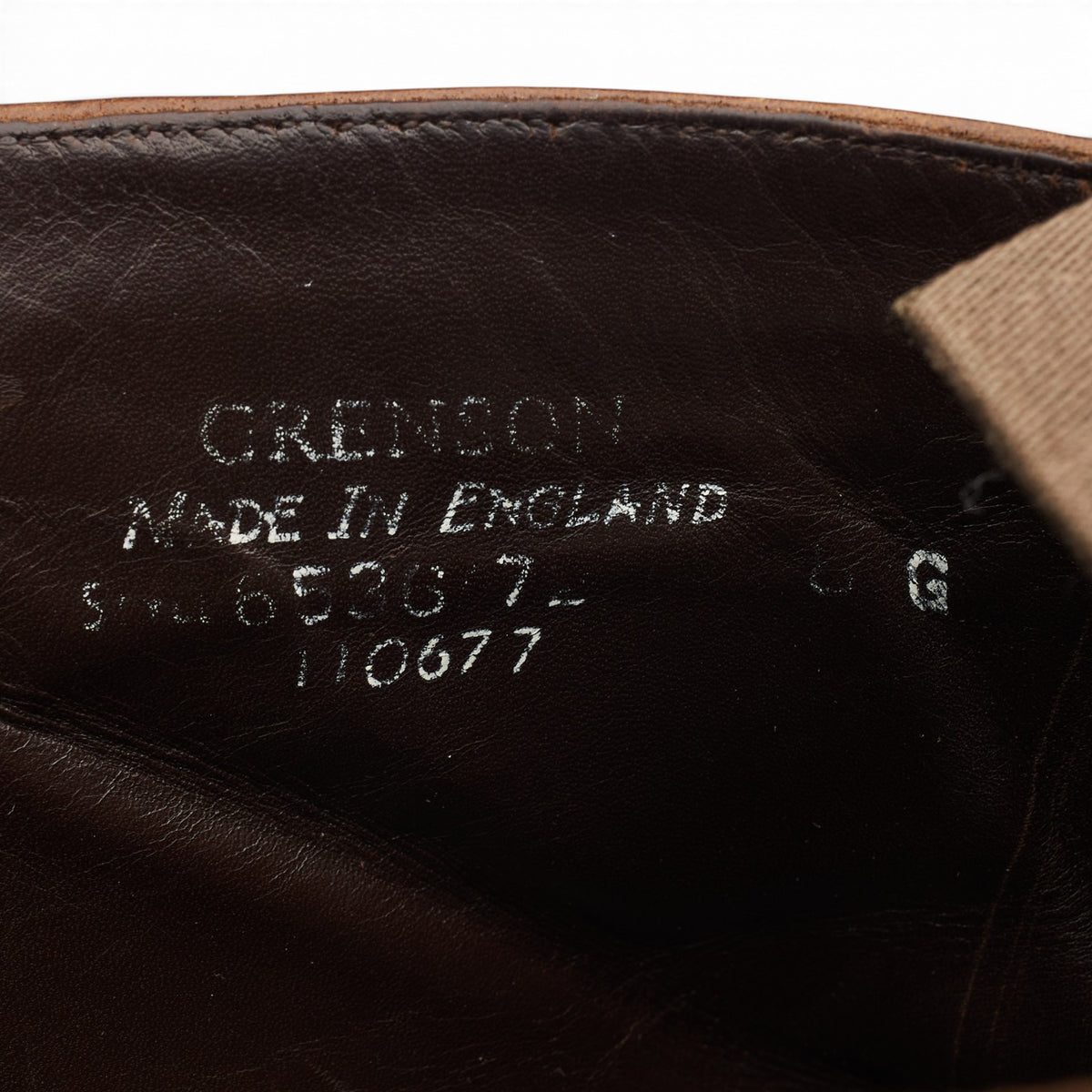 Dark Brown Leather Brogue Boots UK 8 G