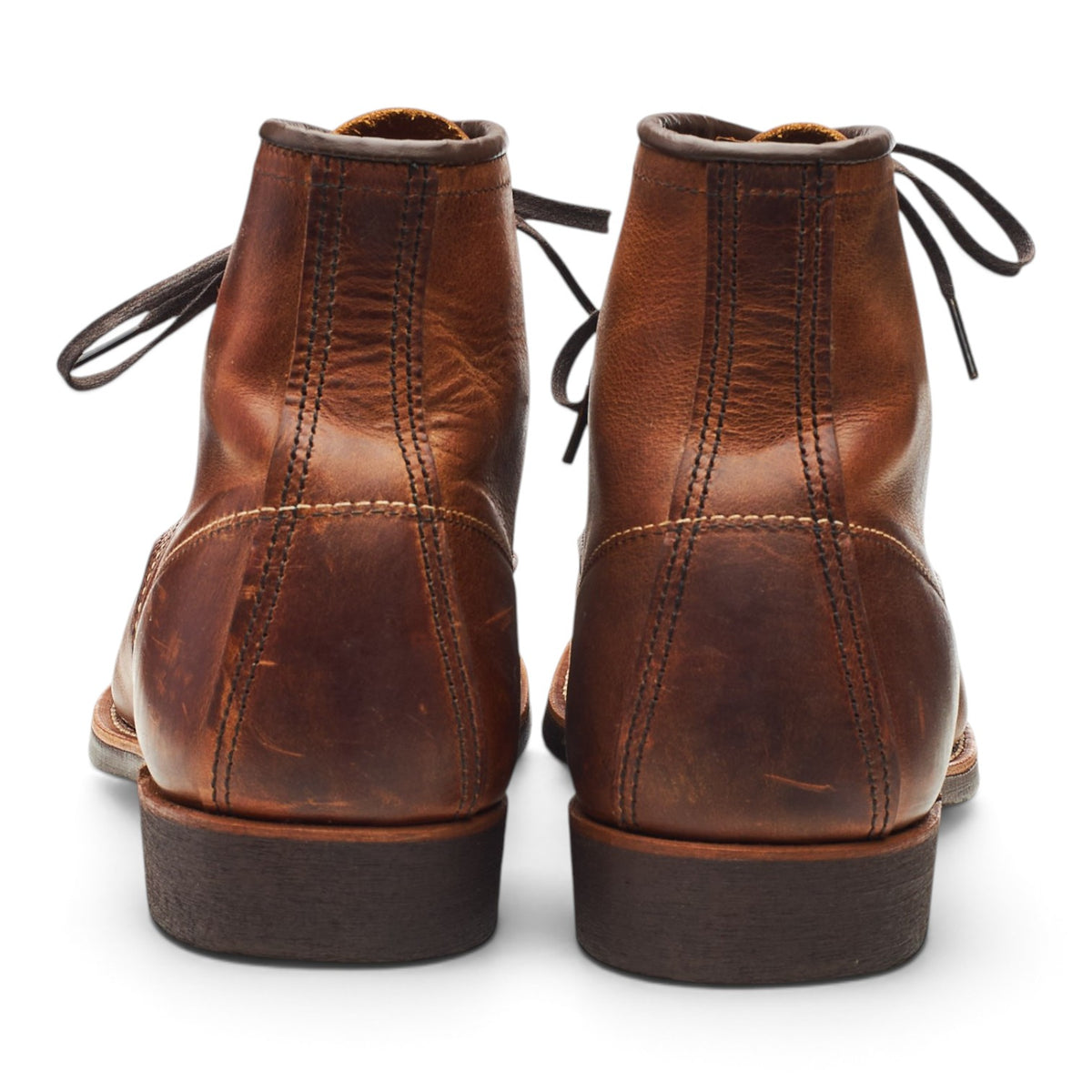'3343' Brown Leather Blacksmith Boots UK 10.5 US 11.5