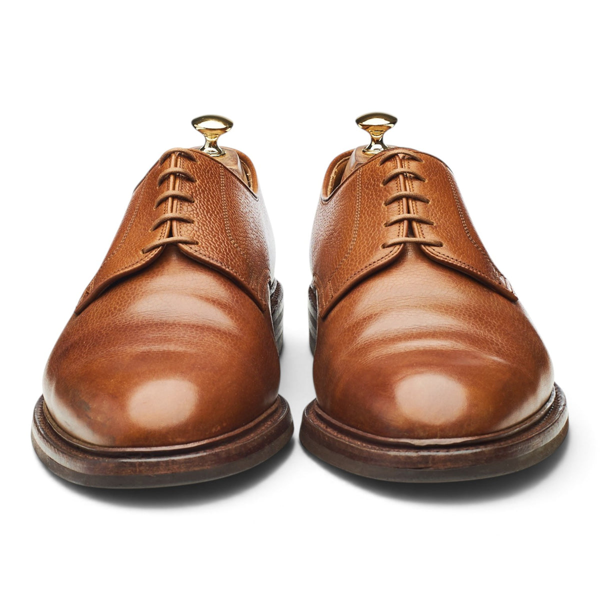 'Grasmere' Tan Brown Grain Leather Derby UK 11 G