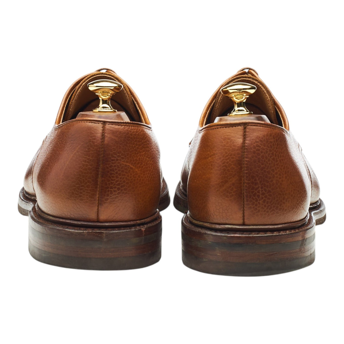 'Grasmere' Tan Brown Grain Leather Derby UK 11 G