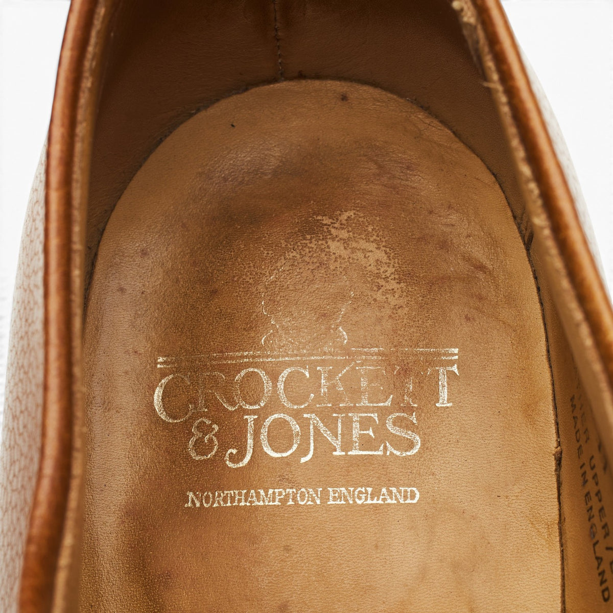 'Grasmere' Tan Brown Grain Leather Derby UK 11 G