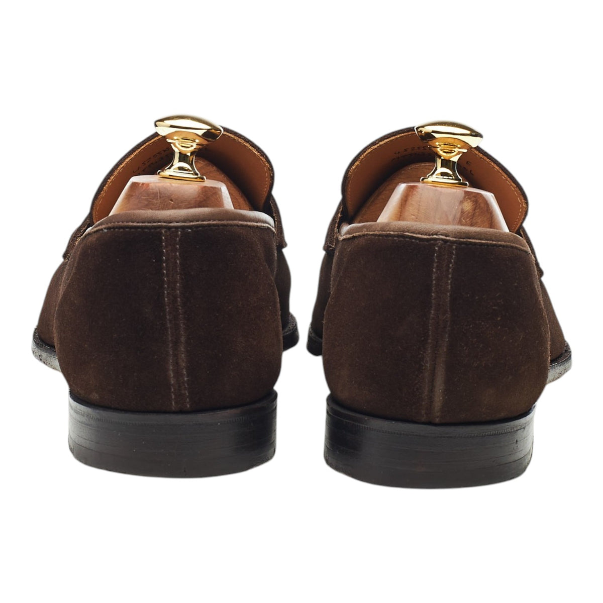 'George' Dark Brown Suede Loafers UK 10 E