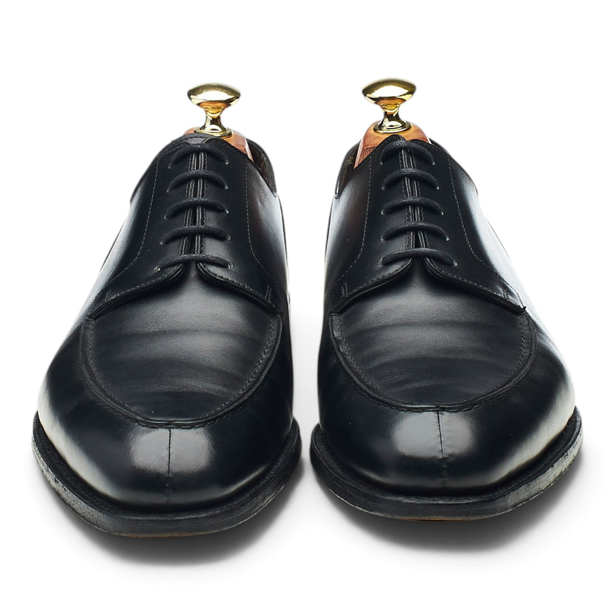 'Balfour' Black Leather Split Toe Derby UK 7 E