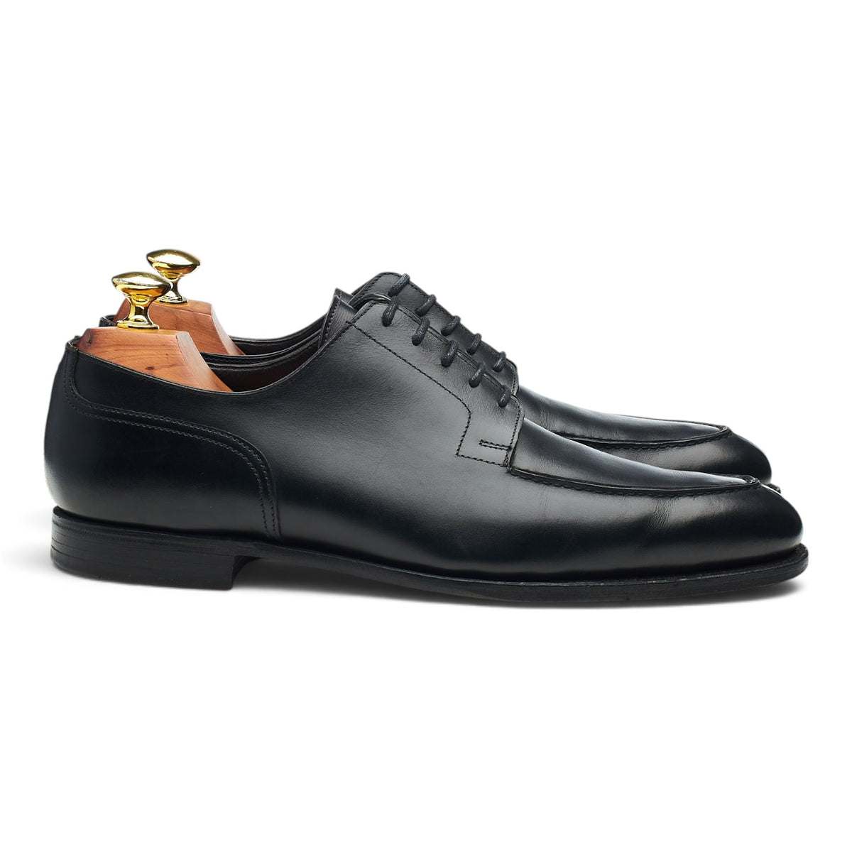 'Balfour' Black Leather Split Toe Derby UK 7 E