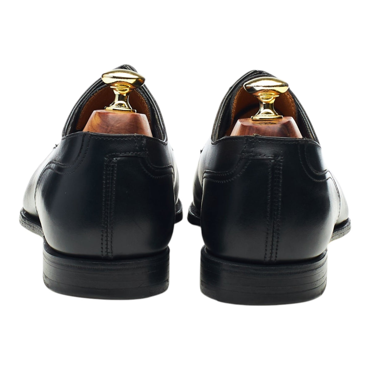 'Balfour' Black Leather Split Toe Derby UK 7 E