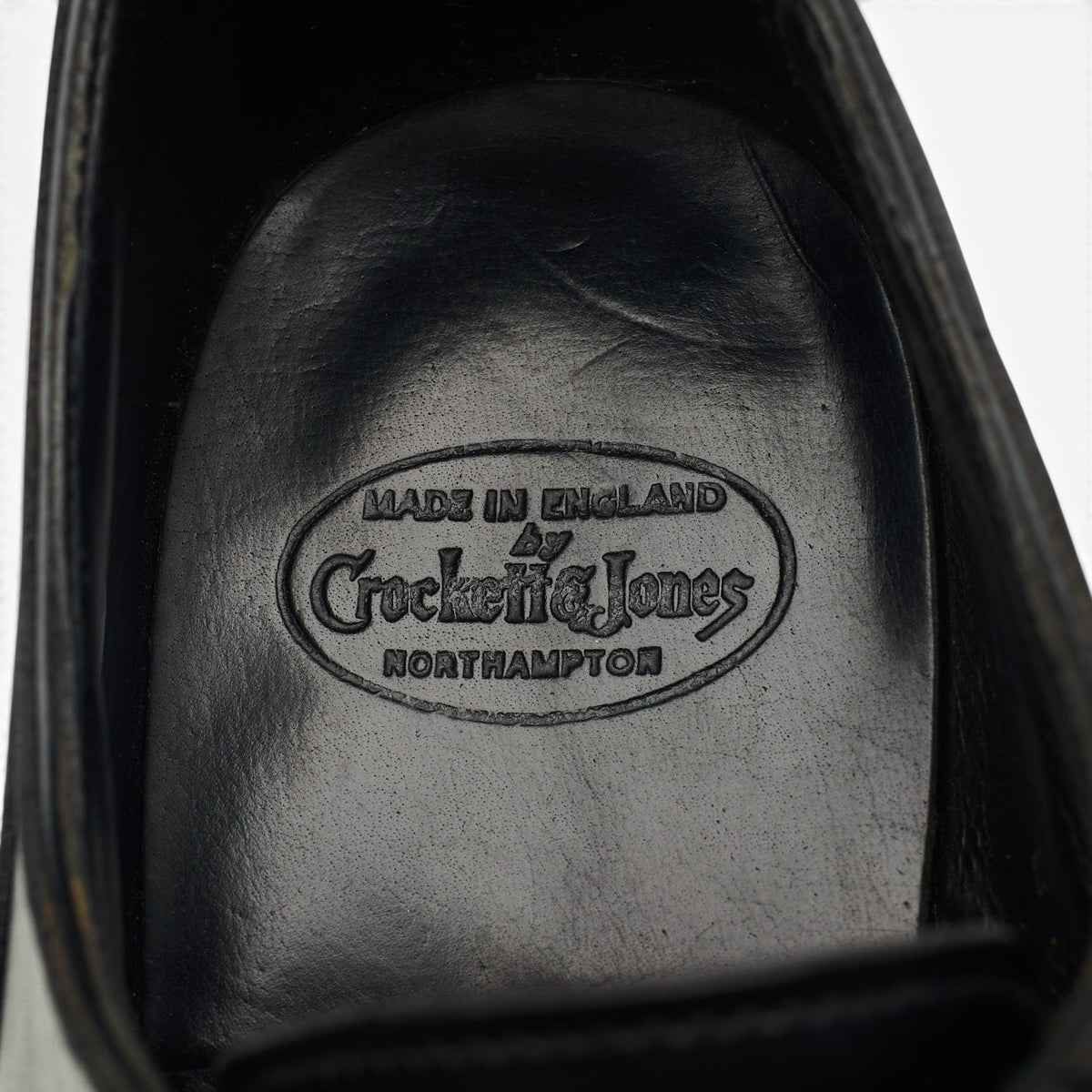 'Balfour' Black Leather Split Toe Derby UK 7 E