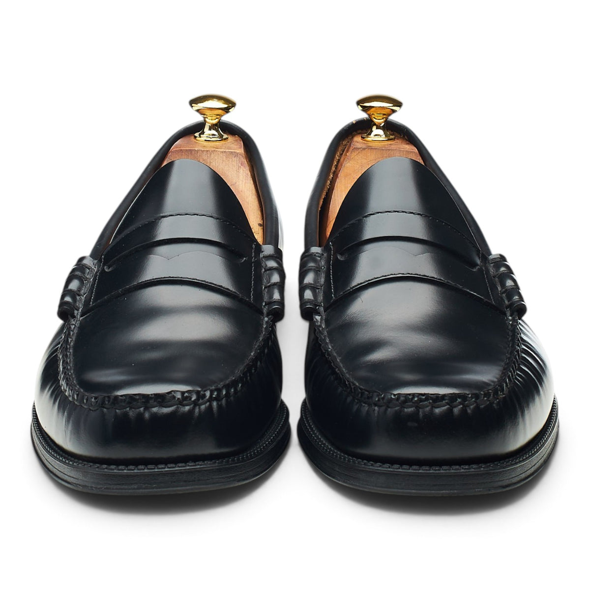 'Weejuns' Black Leather Loafers UK 11