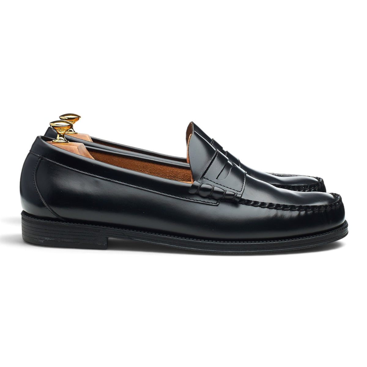'Weejuns' Black Leather Loafers UK 11