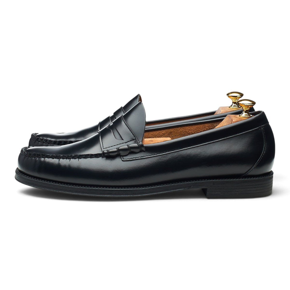 'Weejuns' Black Leather Loafers UK 11