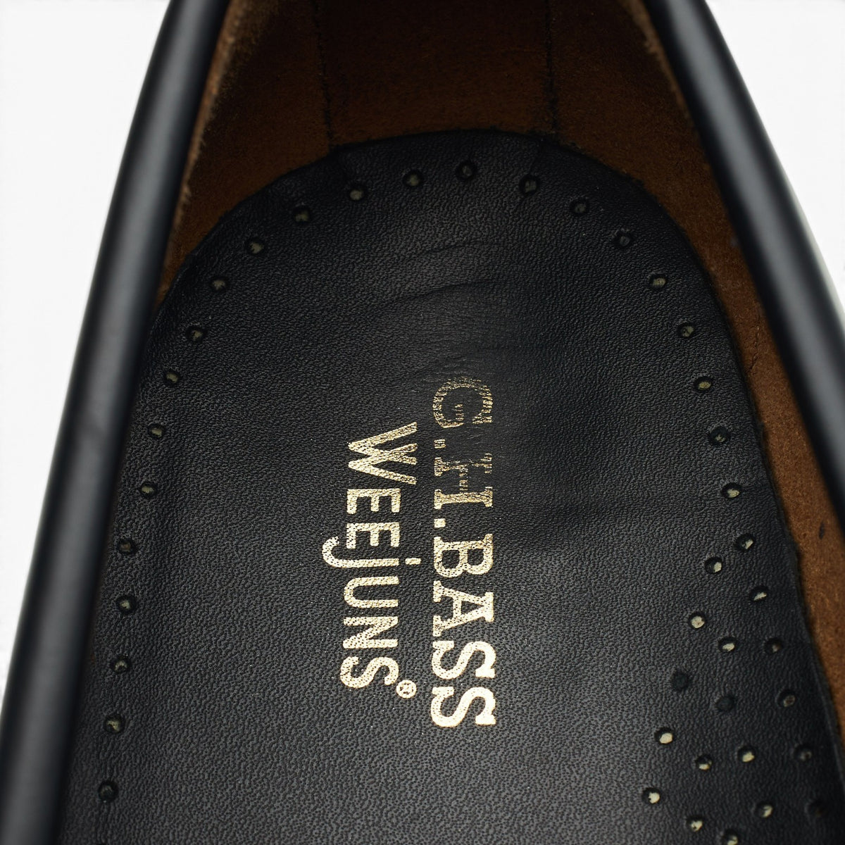 'Weejuns' Black Leather Loafers UK 11