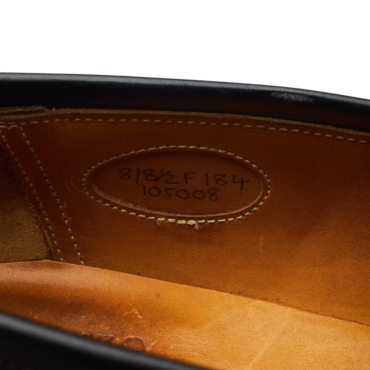 'Piccadilly' Black Leather Loafers UK 8 F