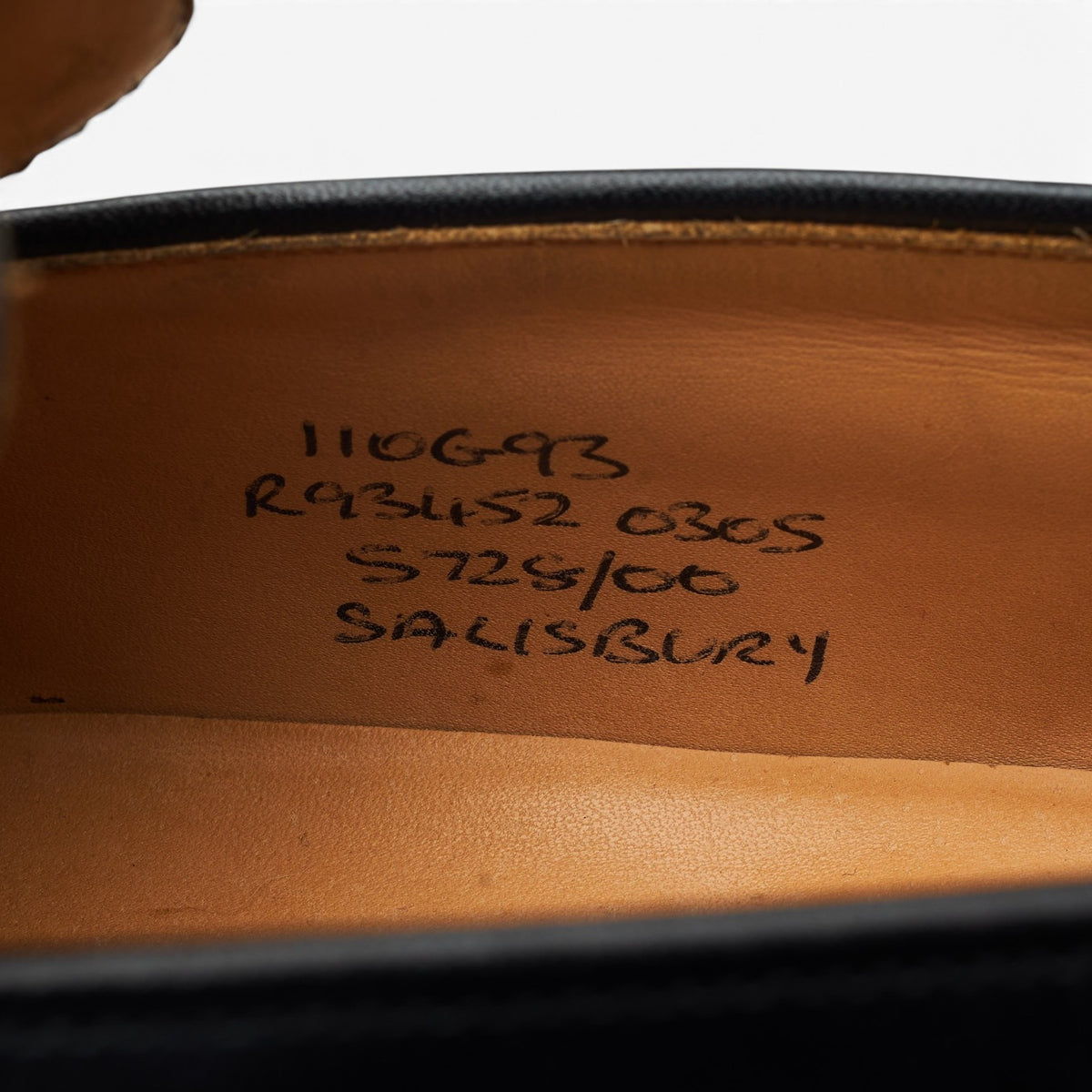 'Salisbury' Black Leather Loafers UK 11 G