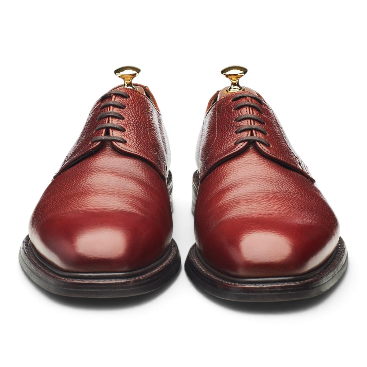 Tan Brown Leather Derby UK 10.5 G