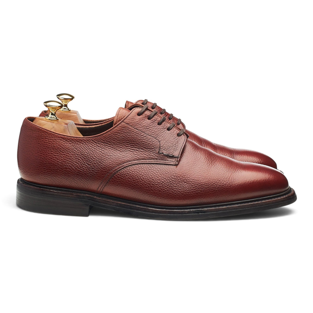 Tan Brown Leather Derby UK 10.5 G