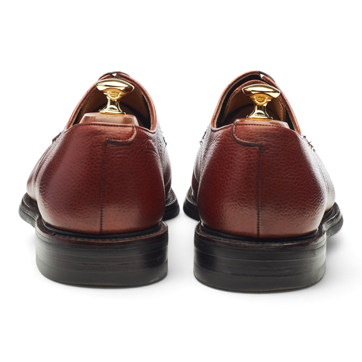 Tan Brown Leather Derby UK 10.5 G
