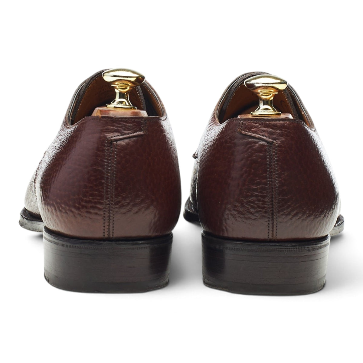 'Wells' Brown Leather Derby UK 8 E