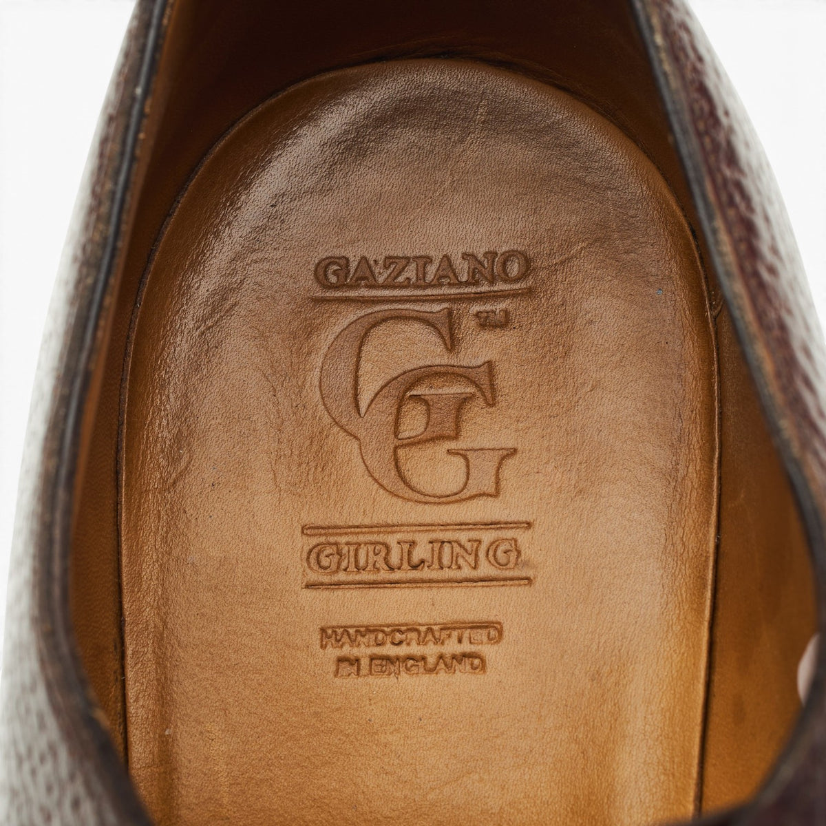 'Wells' Brown Leather Derby UK 8 E