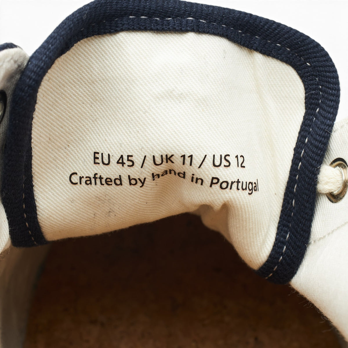 Navy Blue Canvas Deck Shoe Sneakers UK 11