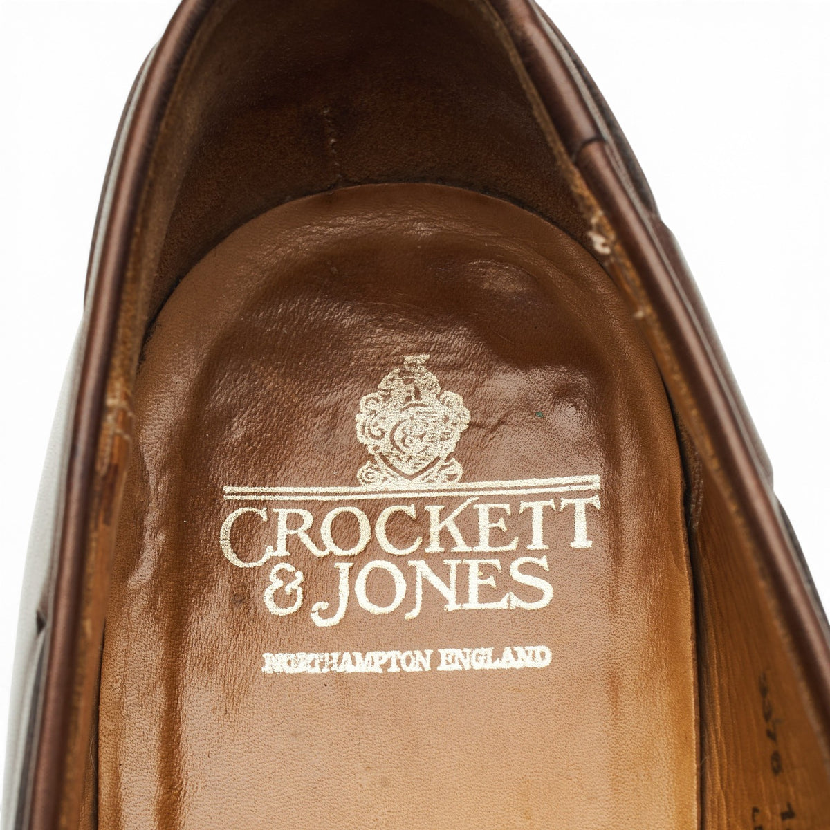 'Cavendish 2' Dark Brown Leather Tassel Loafers UK 10 E