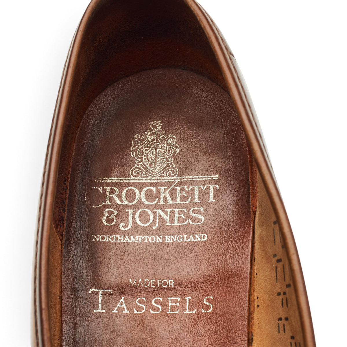 'Harvard 2' Whisky Brown Cordovan Leather Loafers UK 8 E