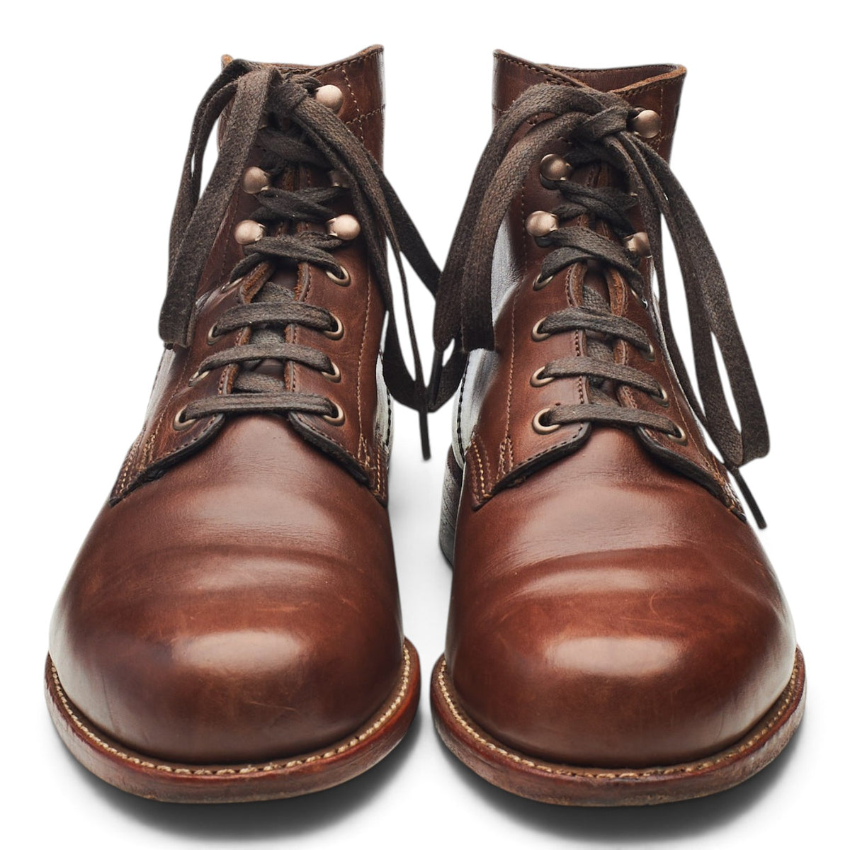1000 Mile Dark Brown Leather Boots UK 8 US 9 D