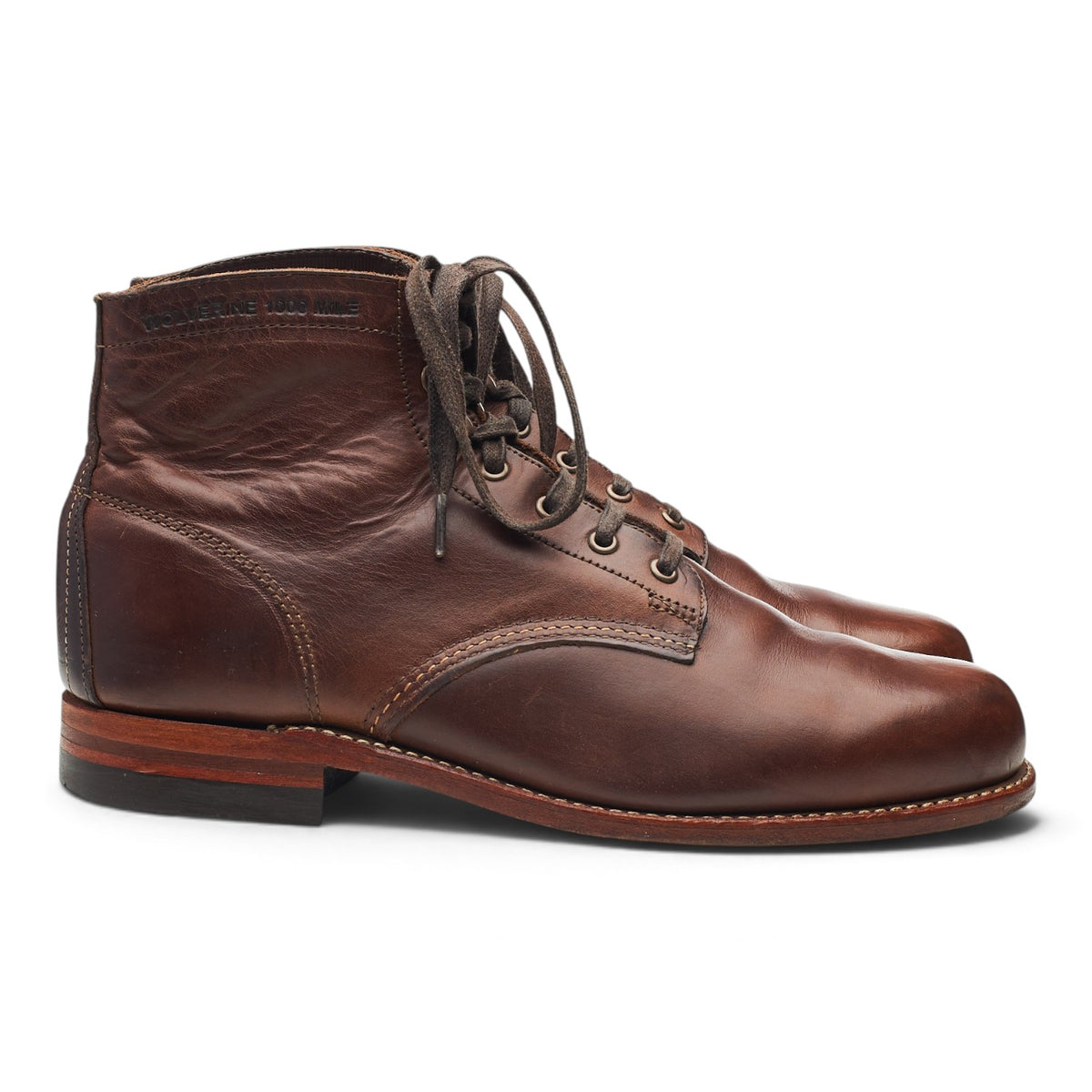 1000 Mile Dark Brown Leather Boots UK 8 US 9 D