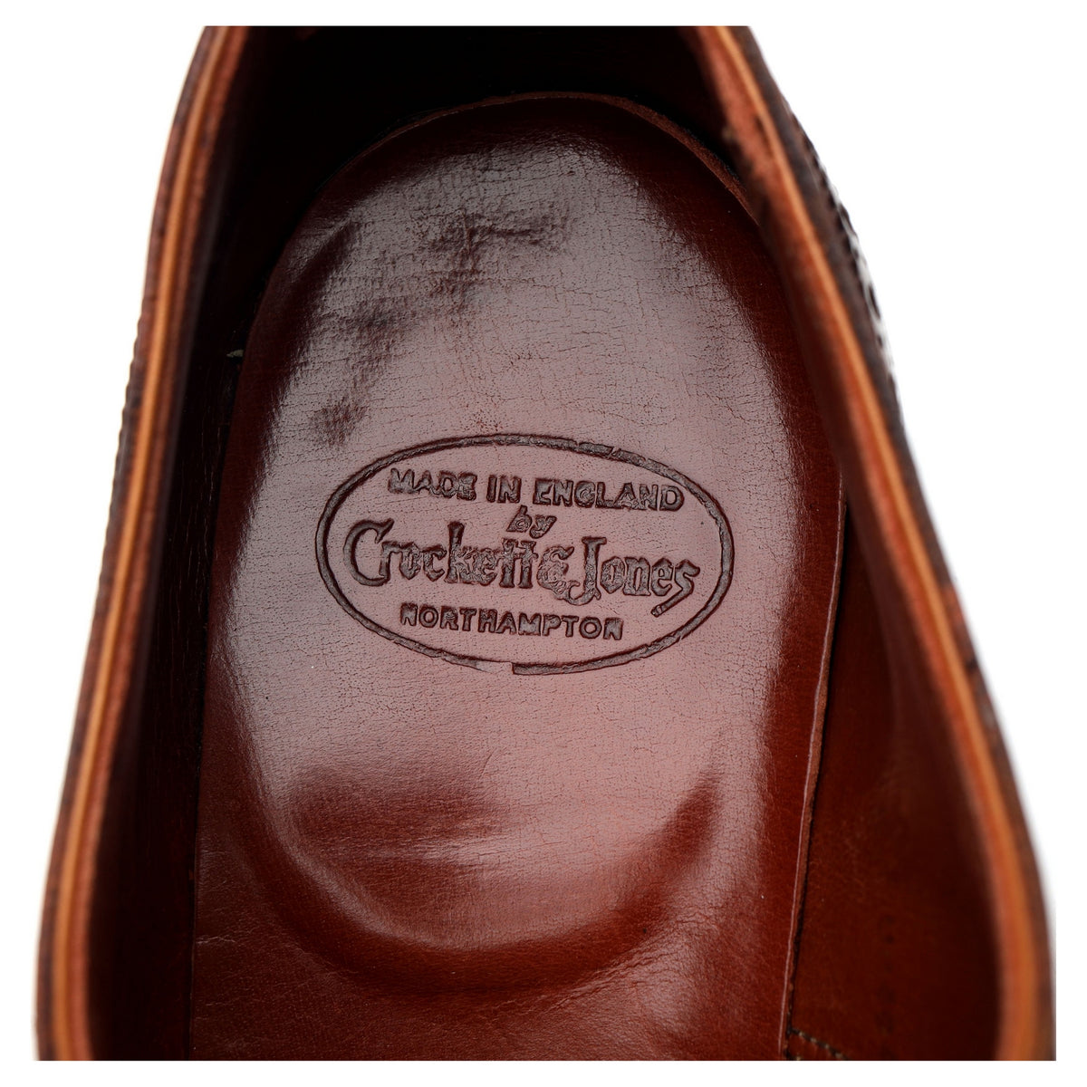 &#39;Fairford&#39; Brown Leather Oxford Brogues UK 6.5 E